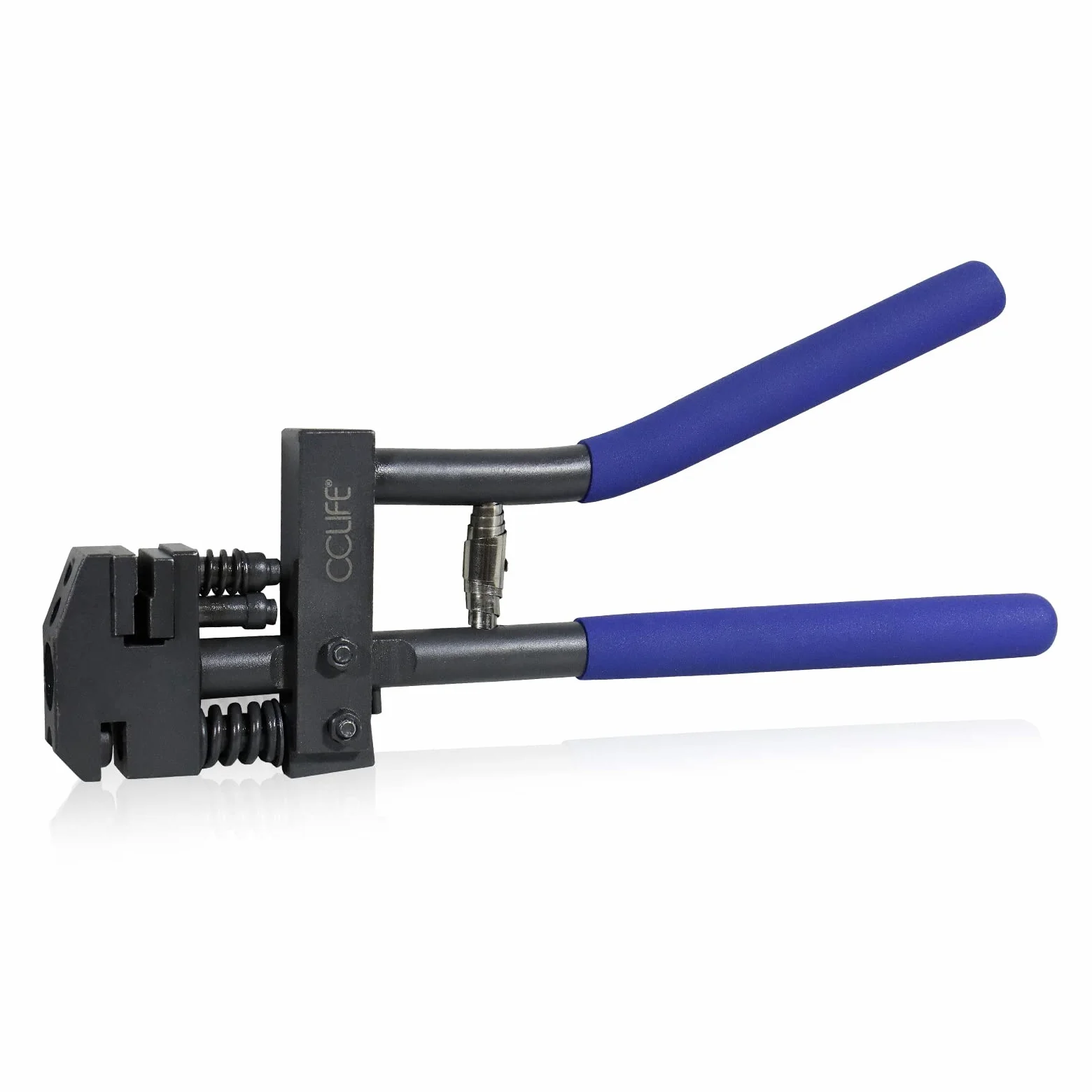 CCLIFE Pinza Punch Tool Flanging Perforatrice Pelle Piega Barre Ferro Lamiera Combinata Pinza Multiuso Testa Girevole, 5 mm con foro timbro
