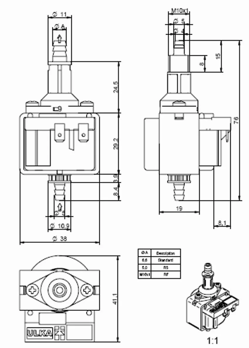 Pompa Ulka NME tipo 4