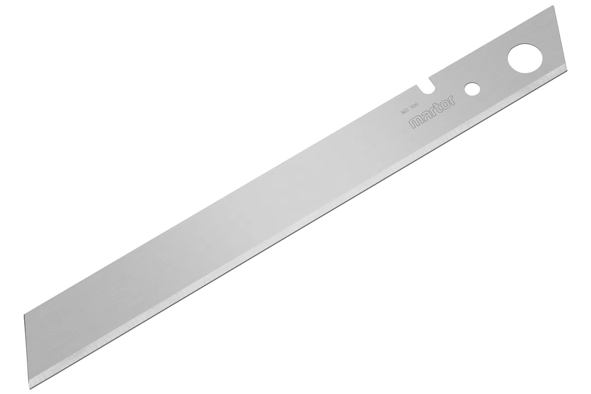 MARTOR 5 x lama speciale grande, extra lunga, lama appuntita, Lama di ricambio Cutter, Coltello di sicurezza, lunghezza 173,7 mm, larghezza 18,7 mm, affilato, in Erogatore, n. 106