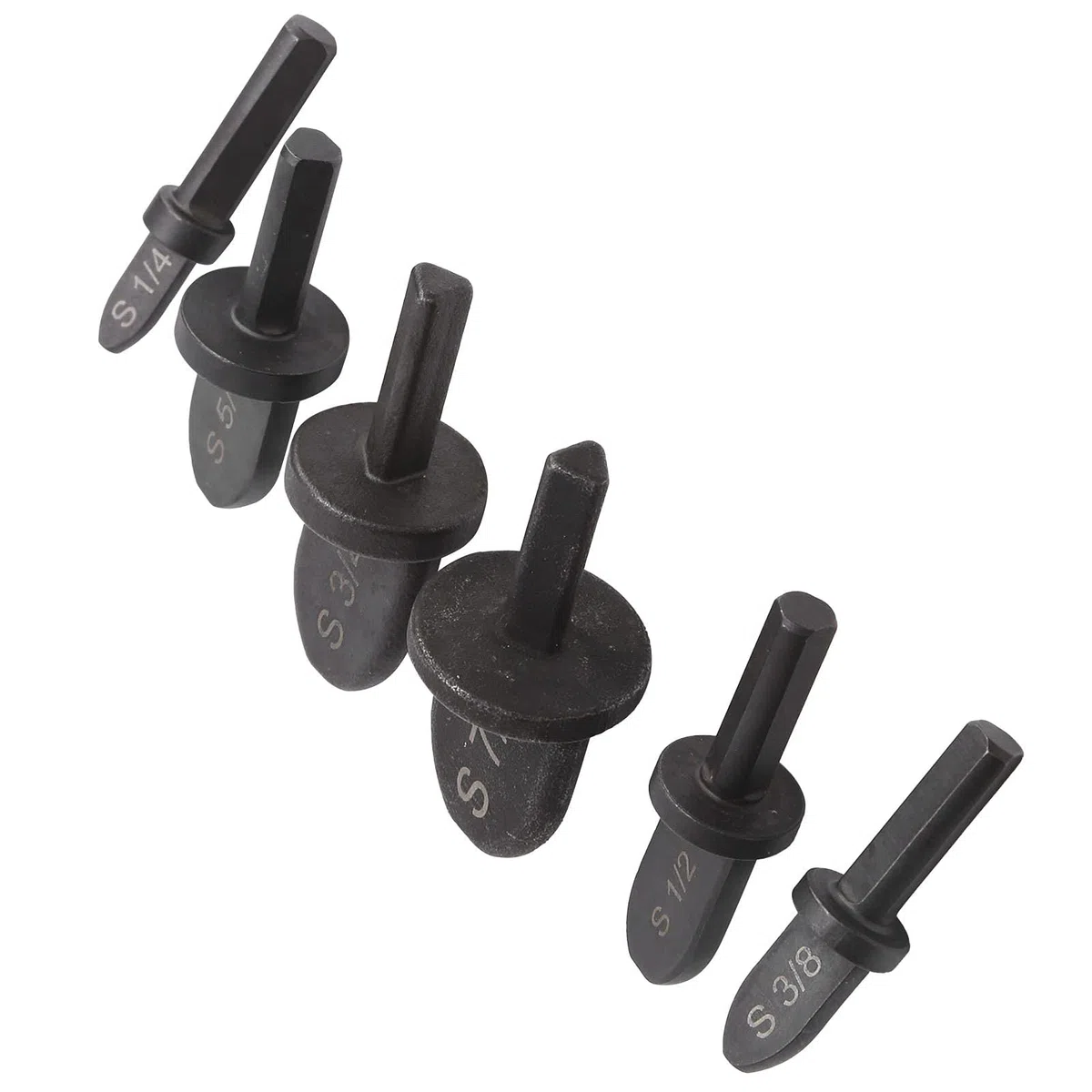 CHICIRIS Ipe Expander Set, espansore tubo di rame per condizionatore d'aria, 6 pezzi, nero