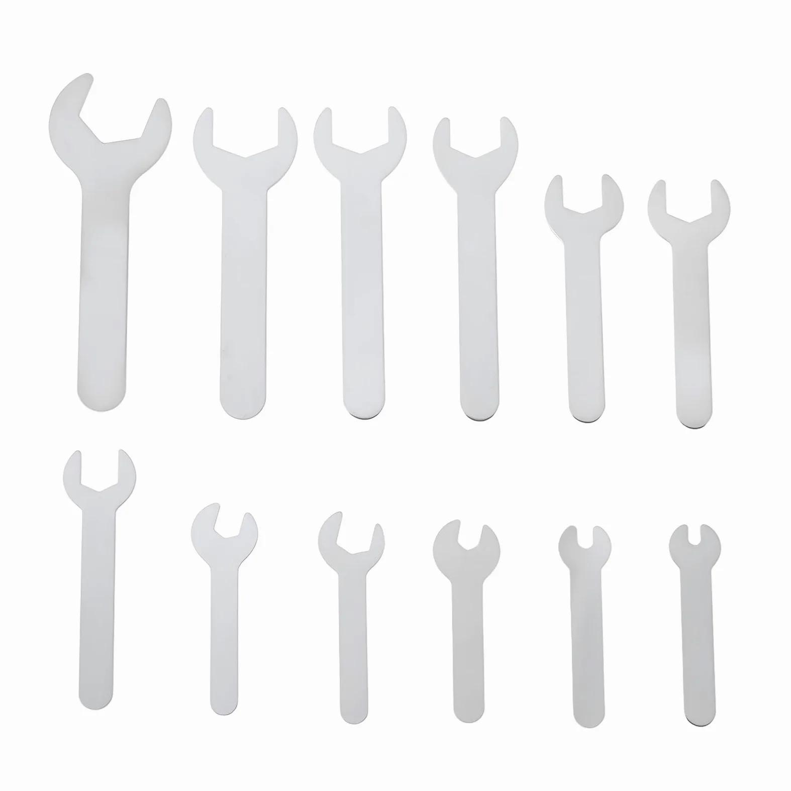 SG Store 12x Set Di Chiavi A Forchetta Singole Metriche Da 4 A 23 Mm Super Sottili Per Riparazione Auto Montaggio Mobili