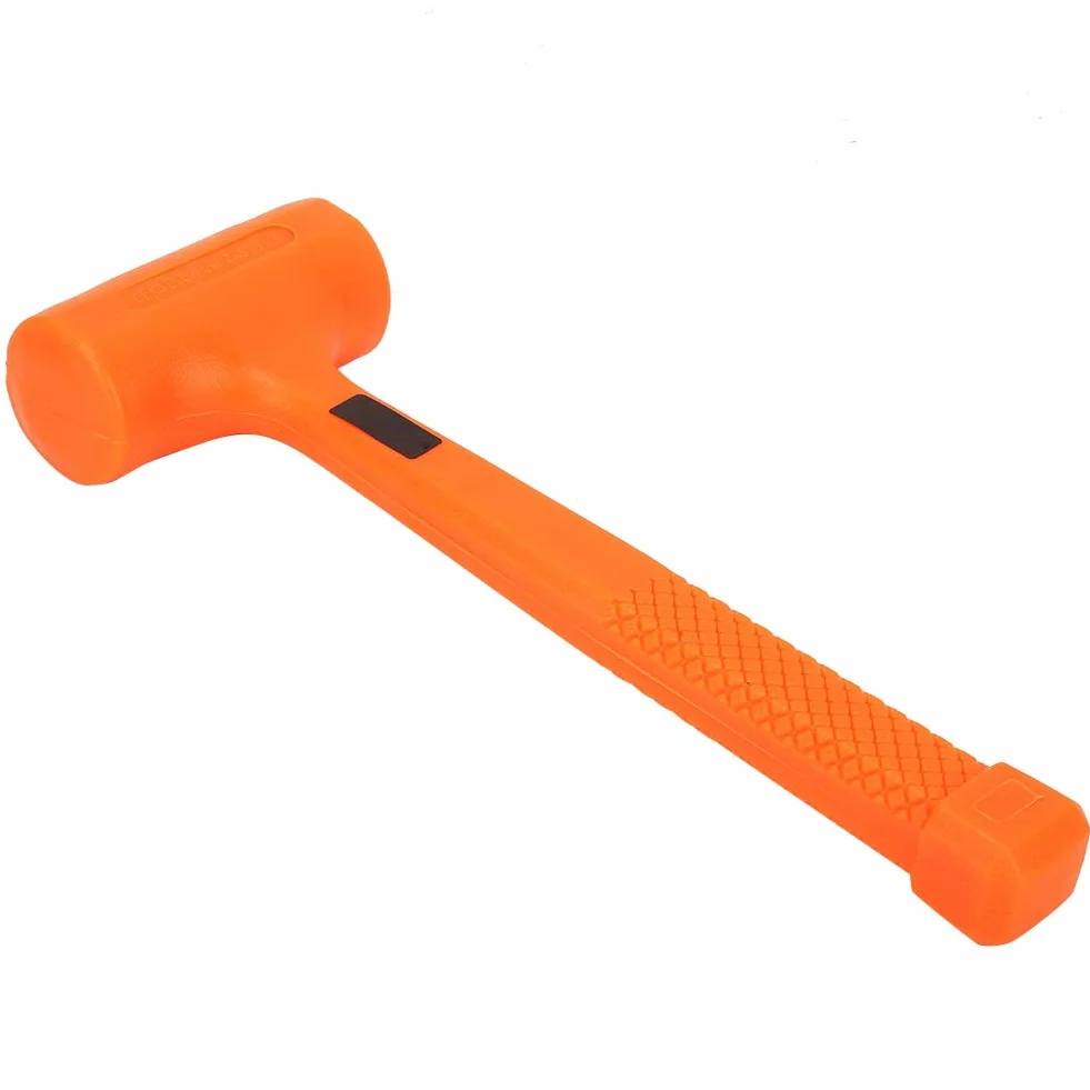 Martello di gomma in PVC, hamme a colpo morto, strumento di installazione a prova di alcali resistente agli acidi con antiurto per miniera di carbone petrolchimica(1LB)