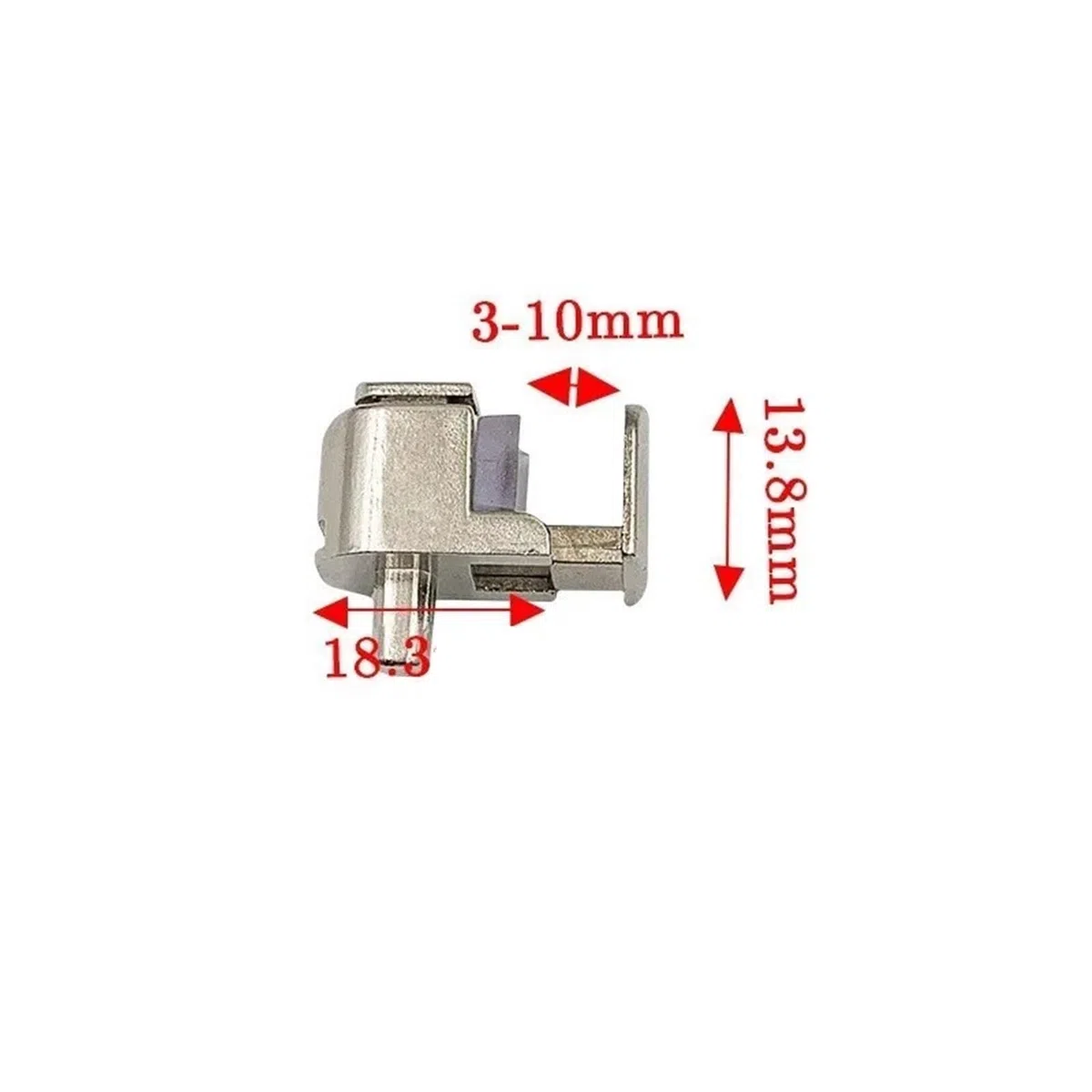 Morsetti per Vetro 10Pcs Zinc-Alloy Glass Clamp Adjustable Glass Laminate Bracket Fasteners Secure Glass Clips Perforation-Free Connectors per Corrimano Balaustra