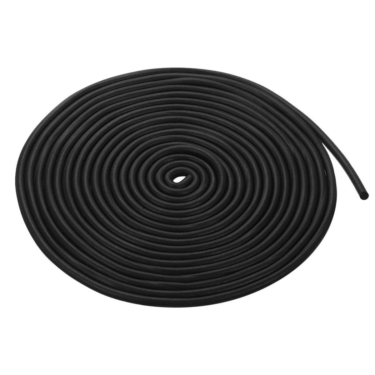 QUARKZMAN Nastro Guarnizione in Schiuma di Gomma, Dia 8mm(5/16") Lunghezza 8m (26.24Ft) Gomma Epdm Rotonda Guarnizioni, Guarnizione in gomma, Magazzino, Pad, Tubi in Schiuma, Artigianato