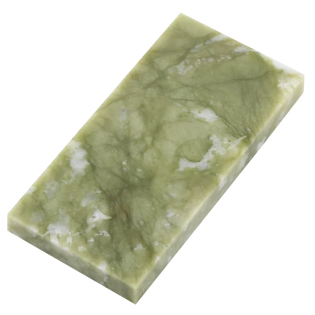 Pietra per Affilare Coltelli 10000 Grit Verde Whetstone Professionale per Funzione Anti-Attrito Per Coltelli Forbici e Rasoi