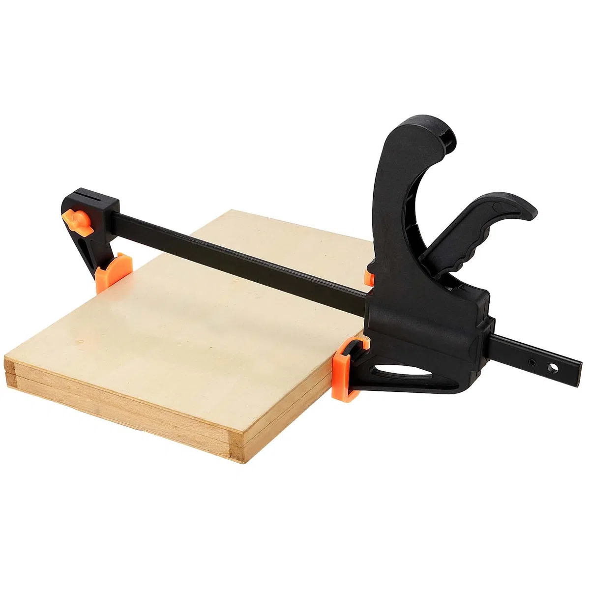 PINGEUI Confezione da 8 morsetti a presa rapida da 10 cm, morsetti a cricchetto per barra a sgancio rapido, pinze professionali multiuso per lavorazione del legno per lavori manuali