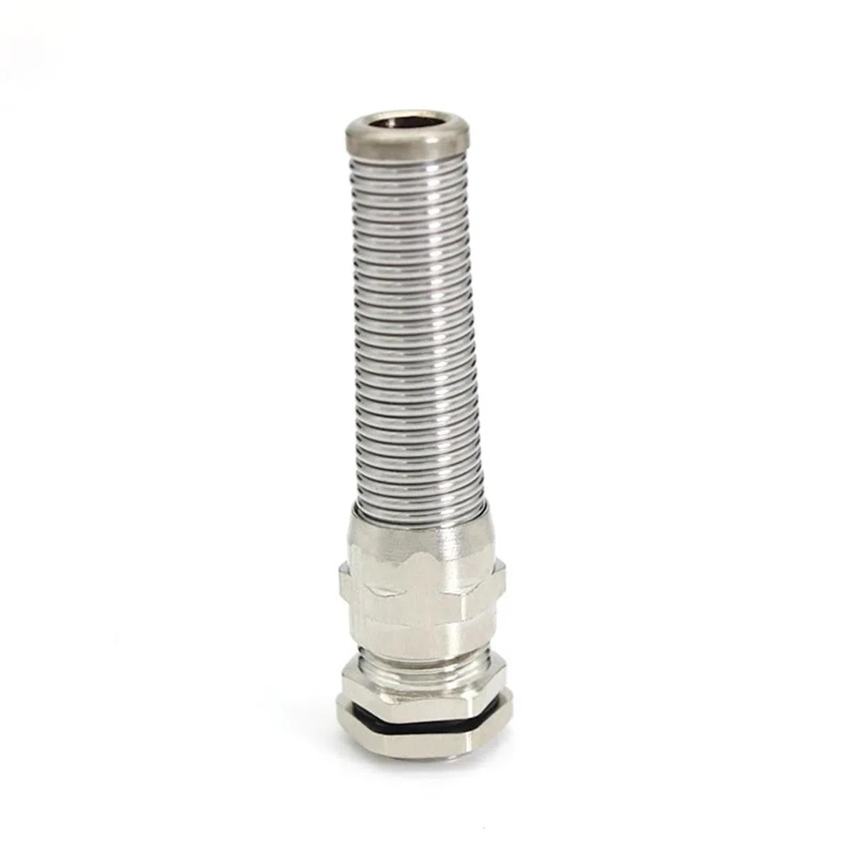 Pressacavi Metallici Pressacavo flessibile in metallo M20 M22 M24 M25 PG16 PG13.5 con protezione a molla a spirale(PG7(3-6.5mm)-5pcs)