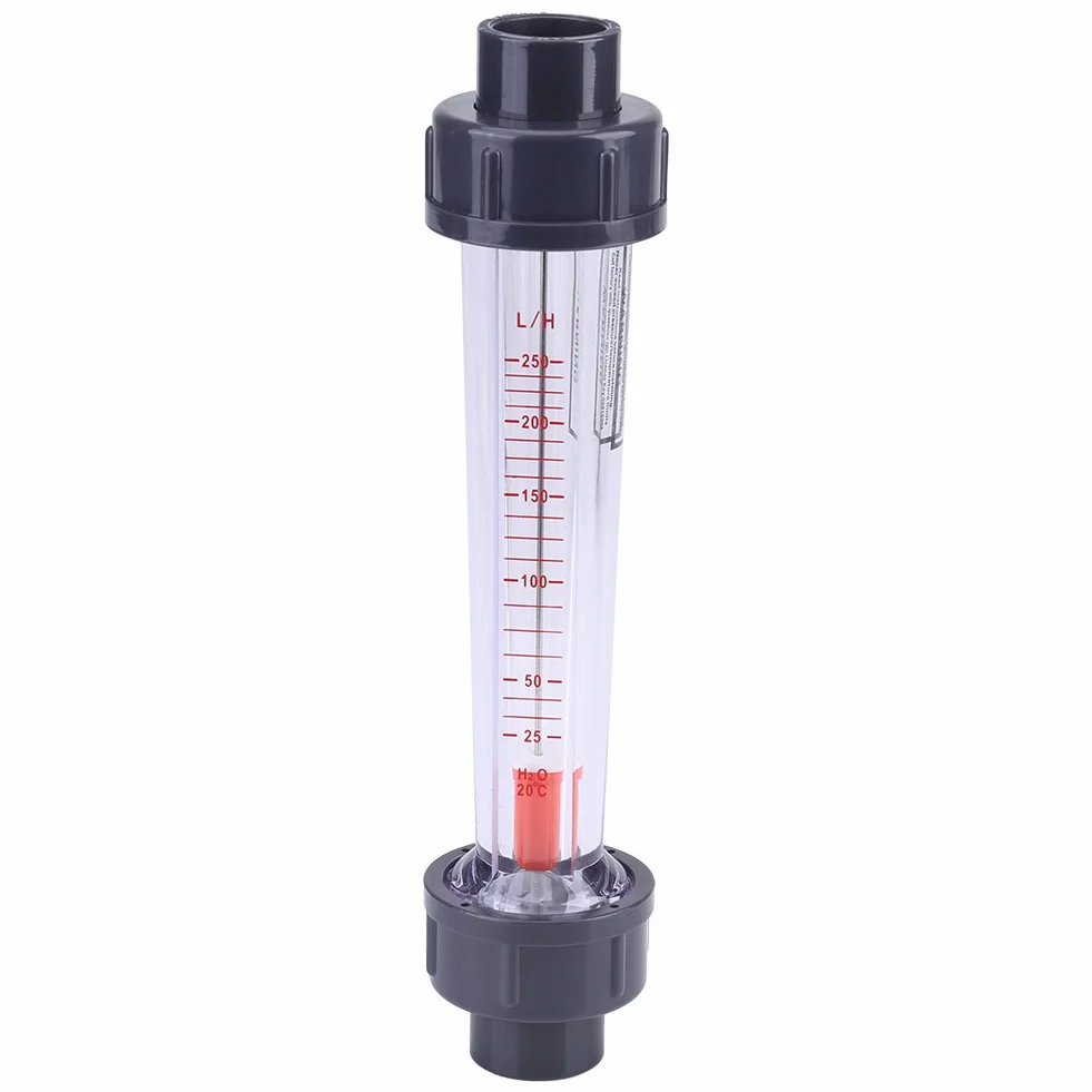 Misuratore di portata d'acqua, tipo di tubo 25-250L / H Flussimetro istantaneo in plastica per Etroleum, industria leggera, alimenti, protezione ambientale