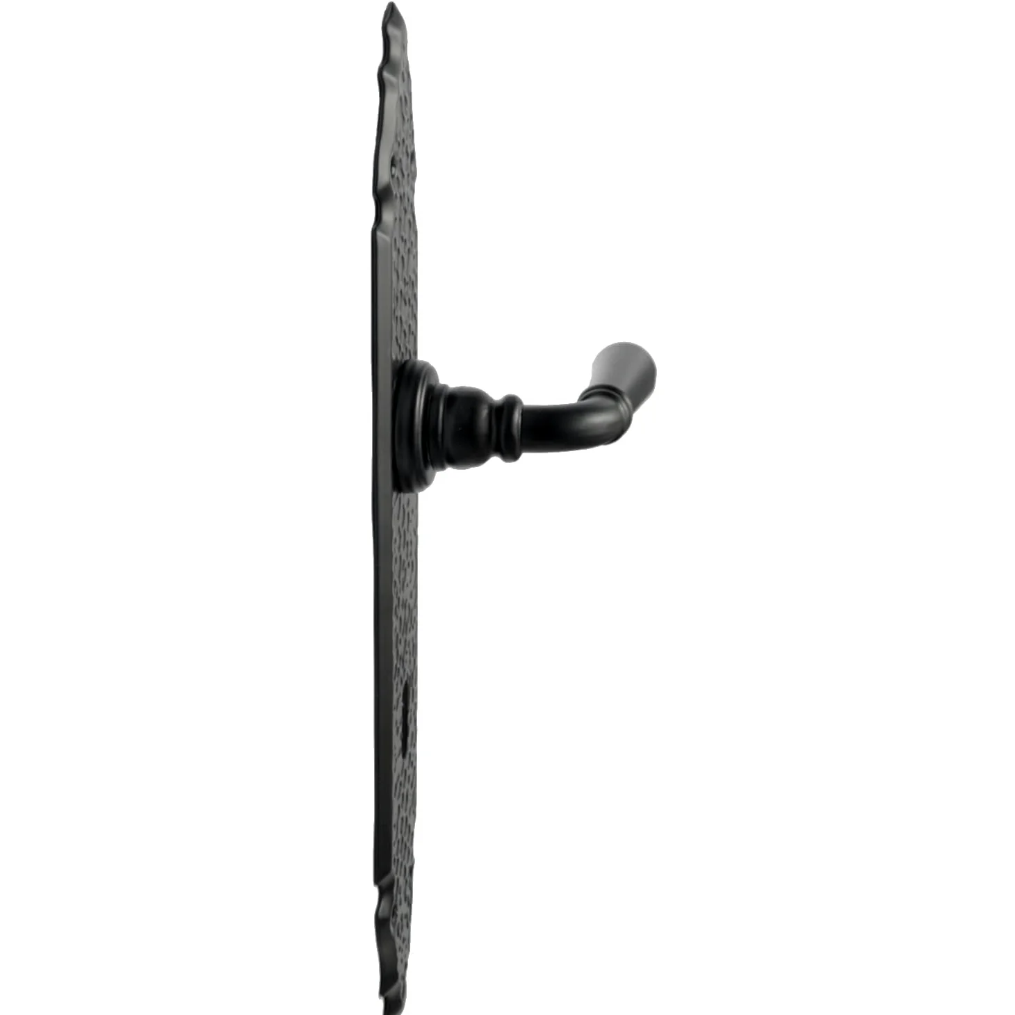 Maniglia per porta, set di maniglie L 92 PZ cilindri profilati per porte interne, porte della camera, nero opaco, maniglia per porta BB WC