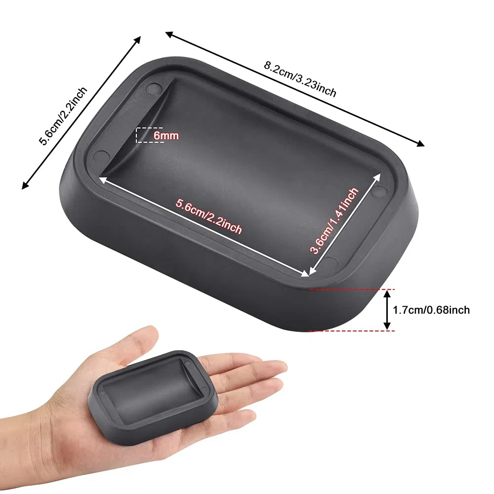 5Pz Coppe Bloccaruote in Gomma per Mobili Coppette per Rotelle Nero Tazze per Ruote in Gomma per Mobili Piano Caster Cups Protezioni per Pavimento Antiscivolo per Mobil i Divani Letto e Sedie