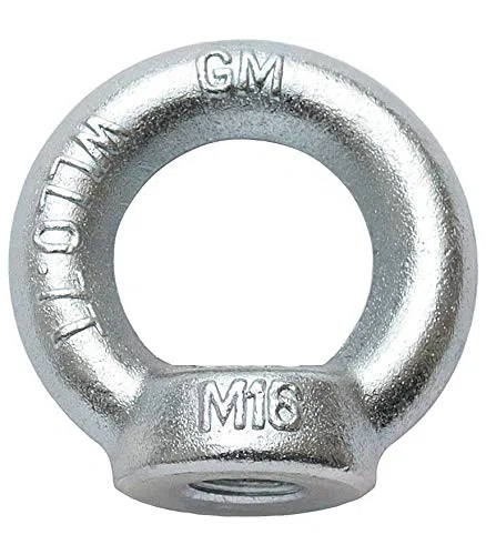 2 Dadi ad Anello DIN 582 M16 DIN 580 C15