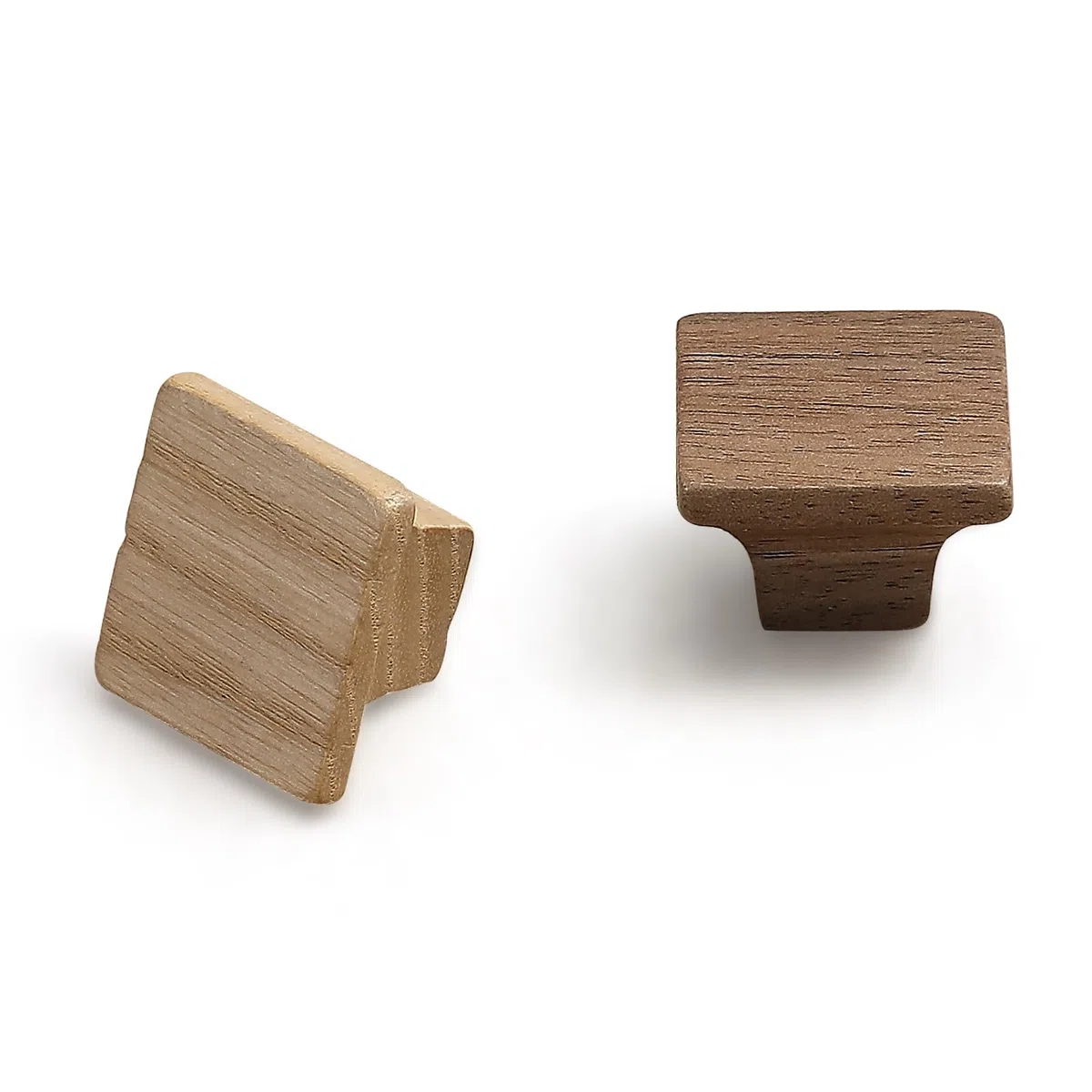 12 Pezzi (Quadrato) Maniglie per Armadio Stile Cinese Minimalista e di Alta Qualità, Tira per Cassetti, Pomolo per Guardaroba a Foro Singolo, Maniglie per Porte in Legno