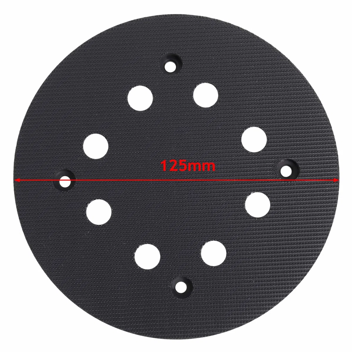 Platorello Abrasivo 125mm con Hook e Loop Compatibile con Bosch PEX 270 A/PEX 270 AE Levigatrice Eccentrica con Cacciavite da Poweka (2 Pezzi)