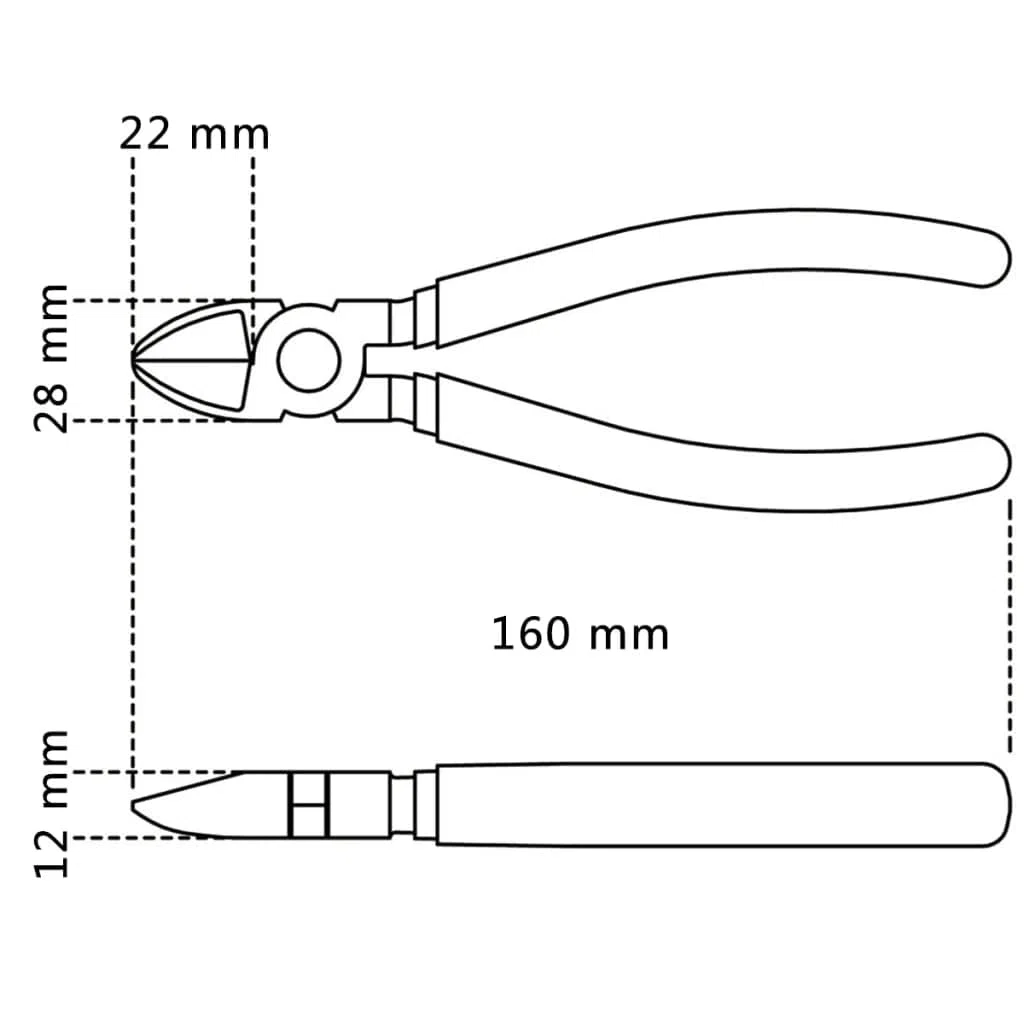 Beta 1082BM 160 - Tronchesi a taglienti diagonali impugnatura bimateriale
