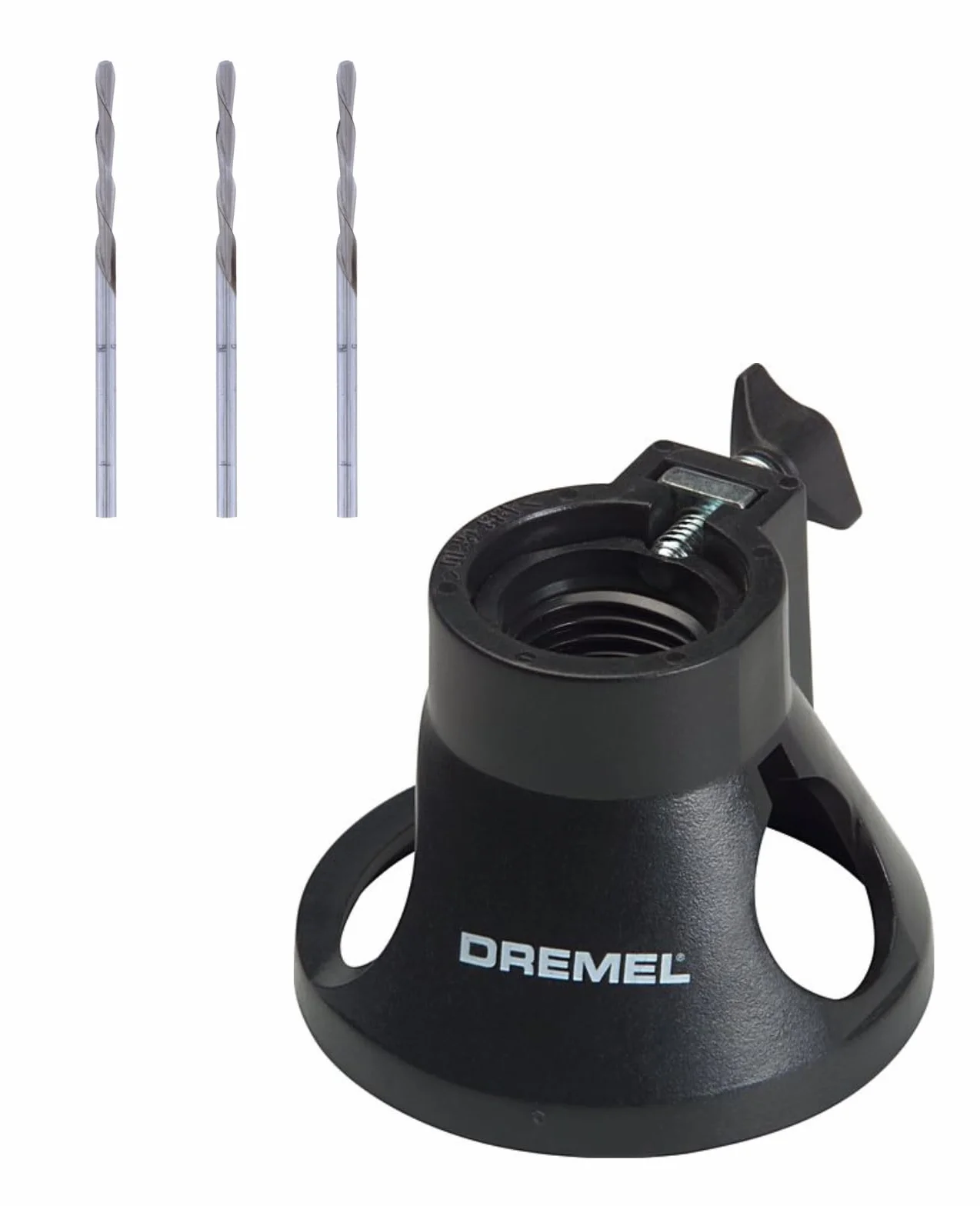 Dremel 565 Kit di taglio multiuso, set di accessori con 1 guida di taglio e 3 punte da taglio per tagli di precisione