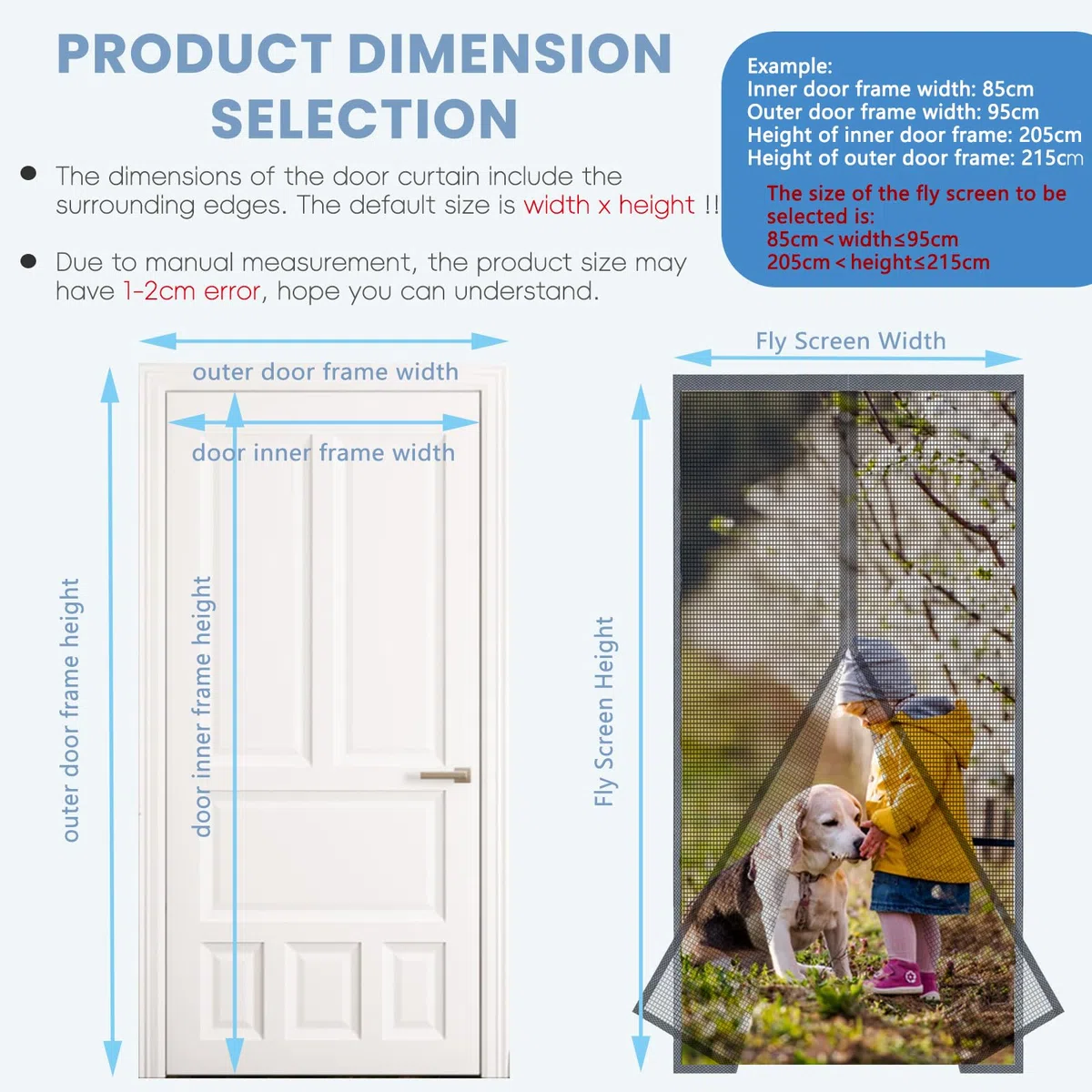 MAGICDOOR Zanzariera Magnetica Vetroresina 110x240cm, Apertura Centrale Zanzariere Magnetiche per Porte Finestre Maglia Fine Magnete Potente Tenda Zanzariera Porta per Camera da Letto Balcone-Grigio