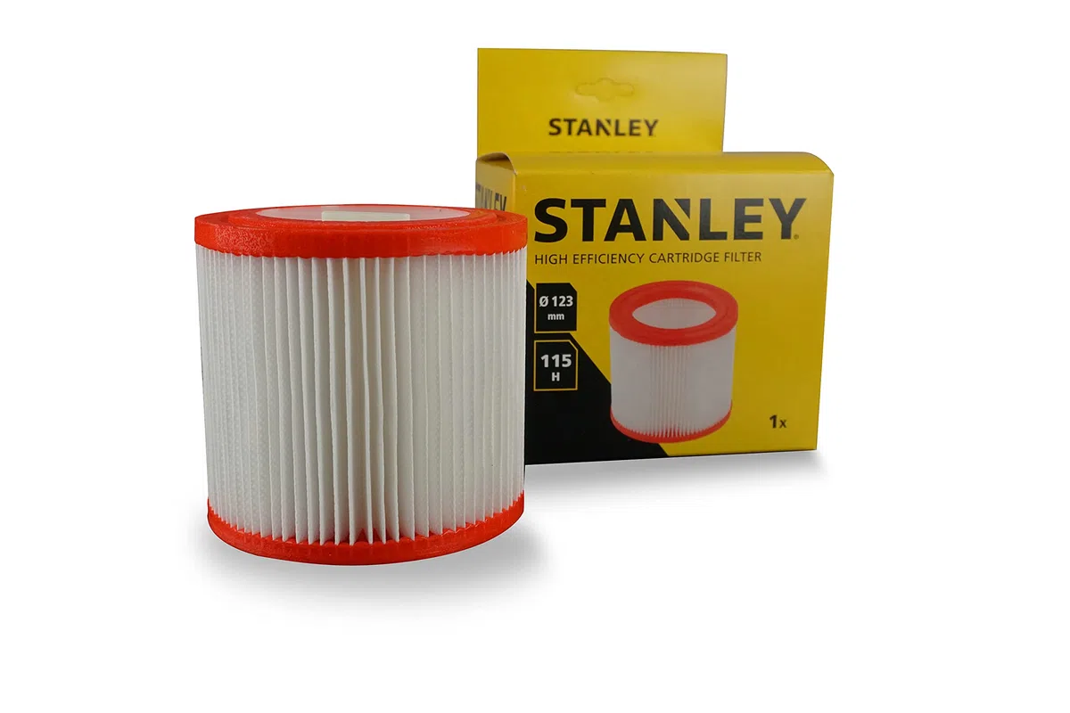 Stanley Filtro Cartuccia ad Ottima Efficienza per Aspiratori Solidi e Liquidi