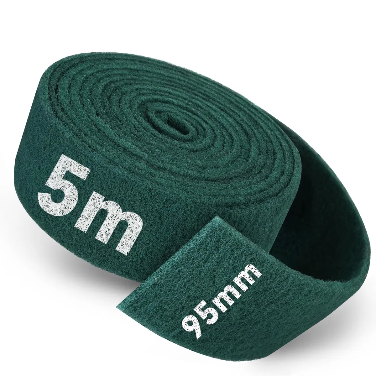 Rotolo Spugna Abrasiva 5 m x 95 mm Panno Tessuto Non Tessuto Abrasivo Grana 800, per legno Metallo Acciaio inox e molto altro ancora