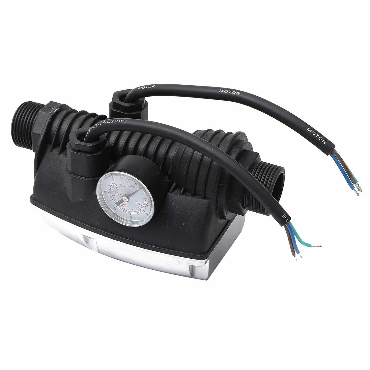 KATSU Interruttore di Controllo Automatico della Pressione della Pompa dell'Acqua, Regolatore Elettronico della Pressione Regolabile, per Pompa Sommersa, Pompa Booster d'Acqua, Pompa da Giardino