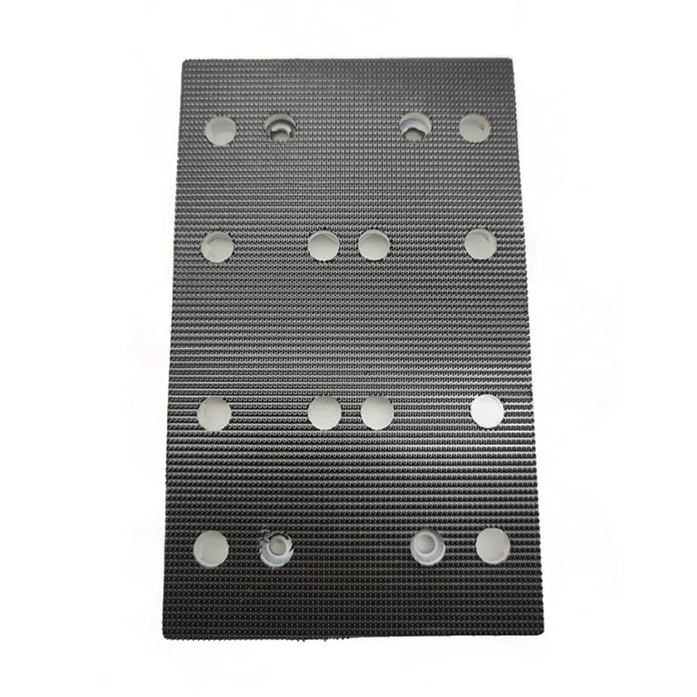 Disco per lucidatura elettrica, platorello quadrato, 130x80mm 12 fori Disco protettivo adesivo con interfaccia morbida per Festool RTS 400 REQ