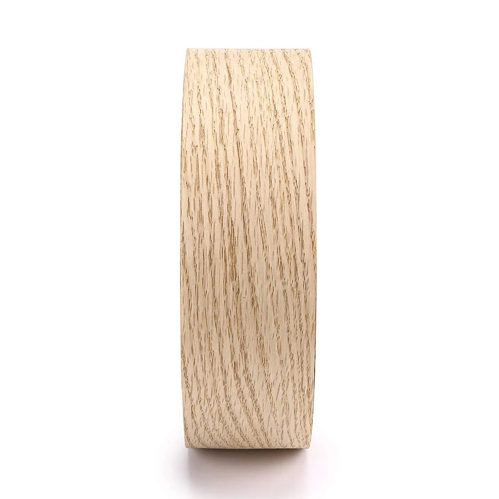Skelang Legno impiallacciato, ferro su bordatura, nastro preincollato legno, per mensola, armadio, telaio porta, quercia rossa, 50mm x 15m