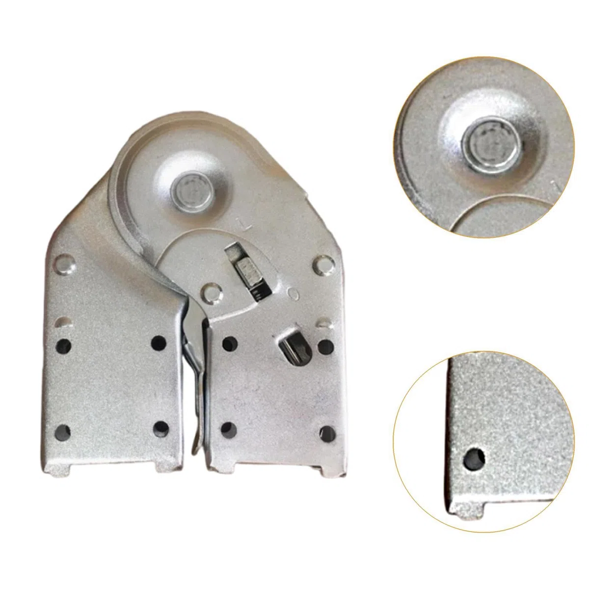 Cerniera per scala a pioli, giunto di bloccaggio pieghevole, staffa in acciaio, bulloni inclusi, accessori per casa, cantiere, robuste parti di, Interfaccia 58x21mm