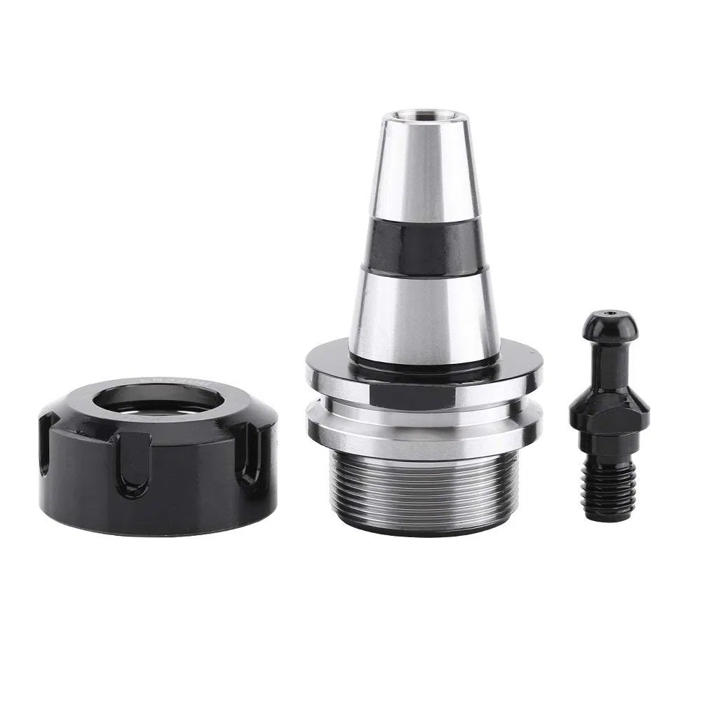ISO30 ER32 Balance Collet Chuck Acciaio inossidabile G2.5 30000RPM CNC Utensile da tornio Portautensile Argento e nero