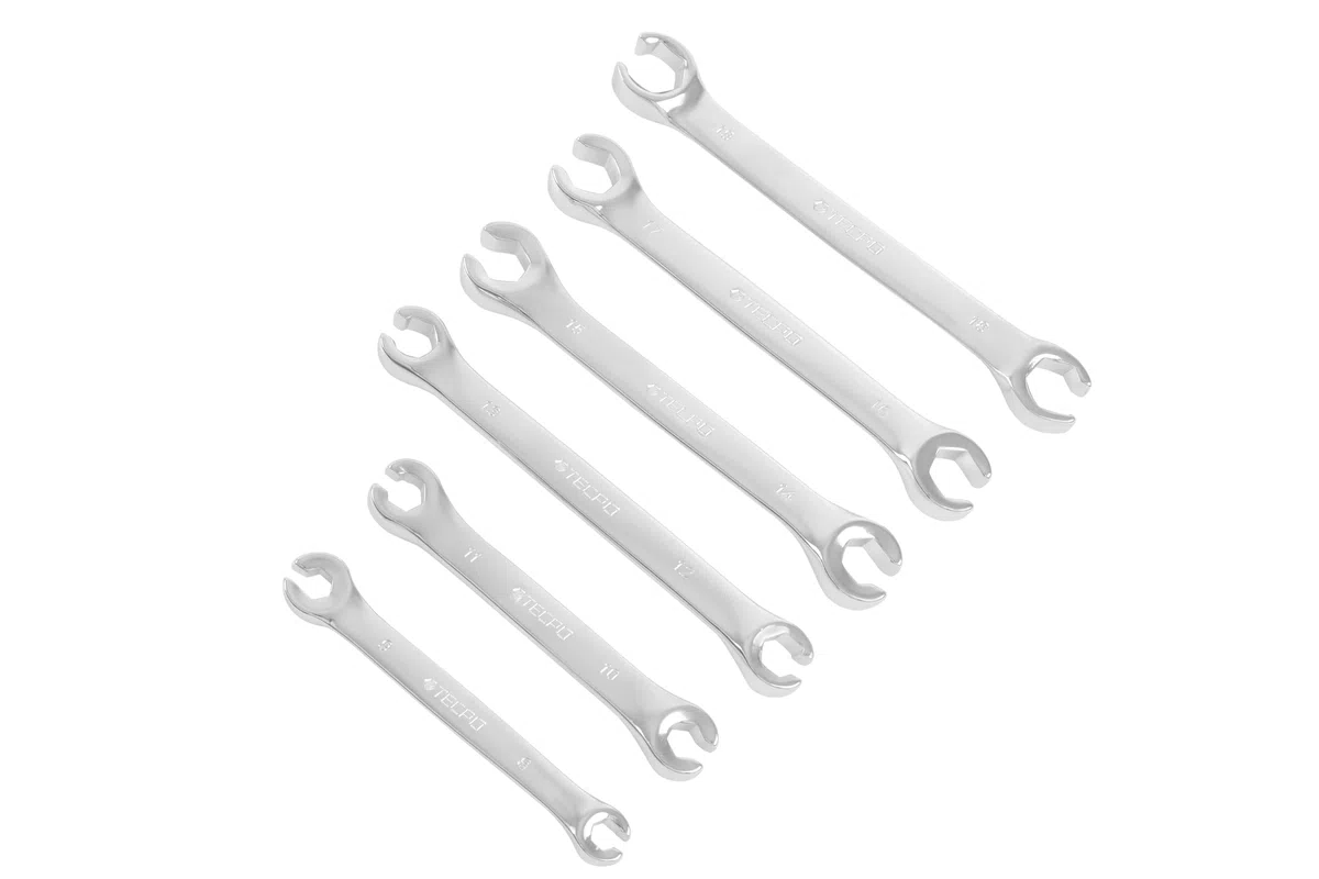 TECPO Chiave ad anello aperto, 8-19 mm, 6 pezzi