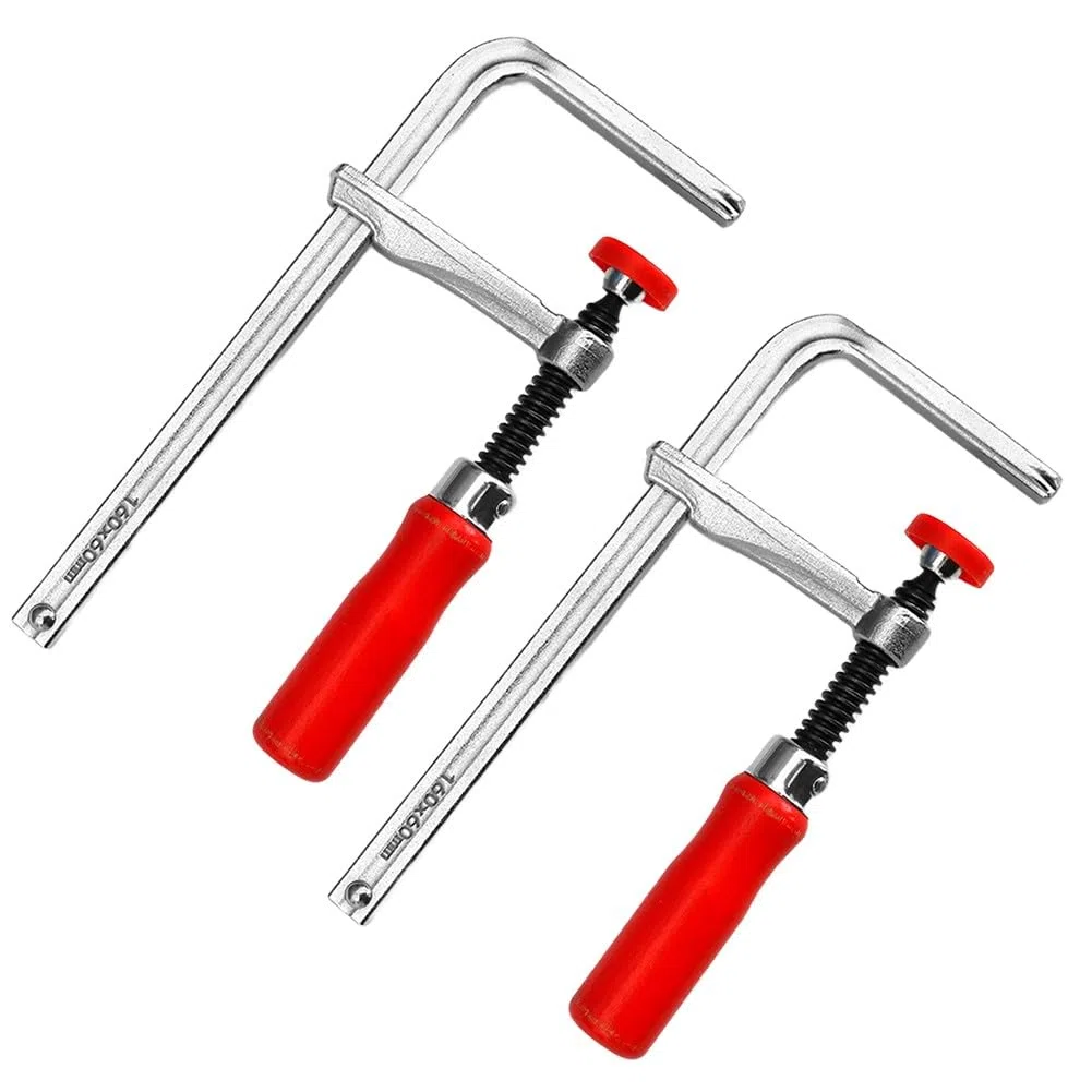 Morsetti per binario di guida, set di morsetti a coda di rondine, morsetti per sega a binario per la lavorazione del legno, per fissaggio di scanalature da officina, confezione da 2