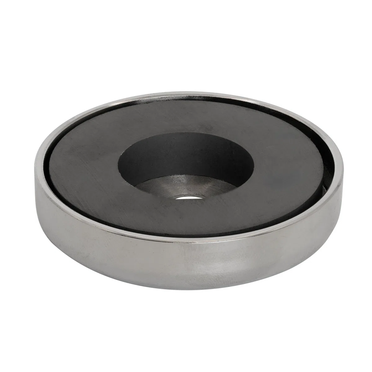 Magnete Pentola Per Ferrite Per Arti, Mestieri, Produzione Di Modelli, Fai -Da -Te, Hobby, Ufficio E Casa - 50mm Dia x 10mm Di Spessore x 8,5mm - 15,8kg Di Tiro - Pacchetto Di 10
