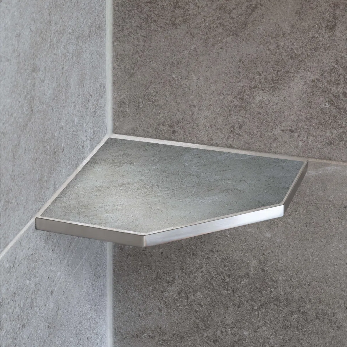 Piatto doccia piastrellabile 200mm x 200mm argento piatto doccia angolare per piastrelle, accessori bagno, acciaio inox resistente alla corrosione
