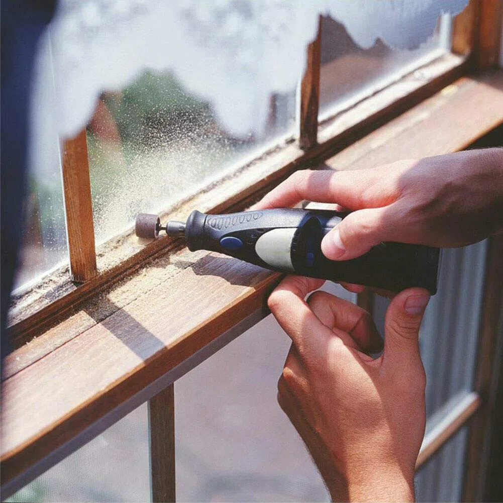 Vogueing - Kit per levigatura a tamburo, 384 pezzi, grande nastro abrasivo per accessori Dremel