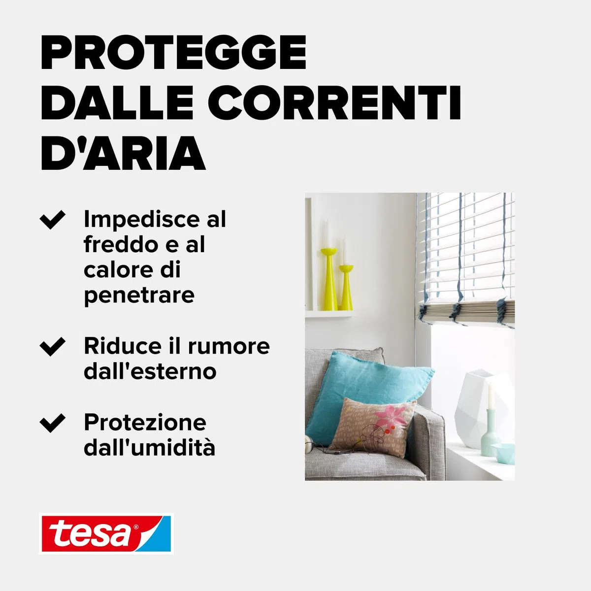 Tesa Moll E-Profile Seal - Gomma Sigillante per L'Isolamento degli Spazi tra Porte e Finestre - Marrone - 25 m x 9 mm x 4 mm