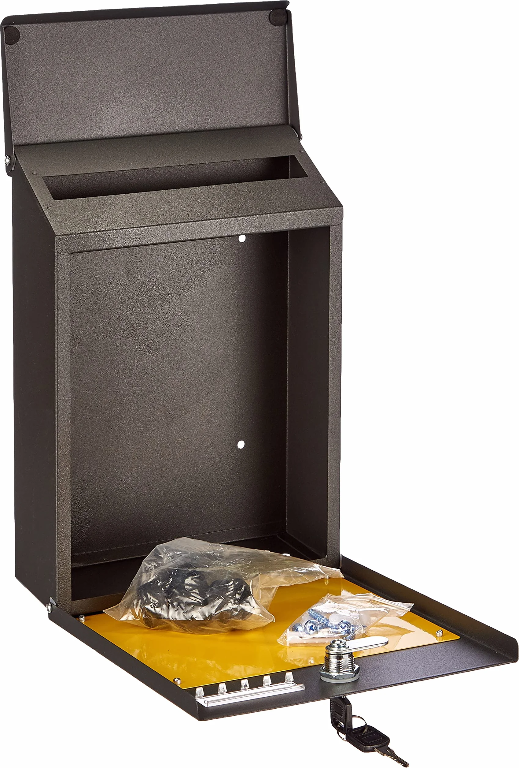 Blinky 27298-20 Sole Cassetta per Lettere in Acciaio, 21x8.5x30, Nero