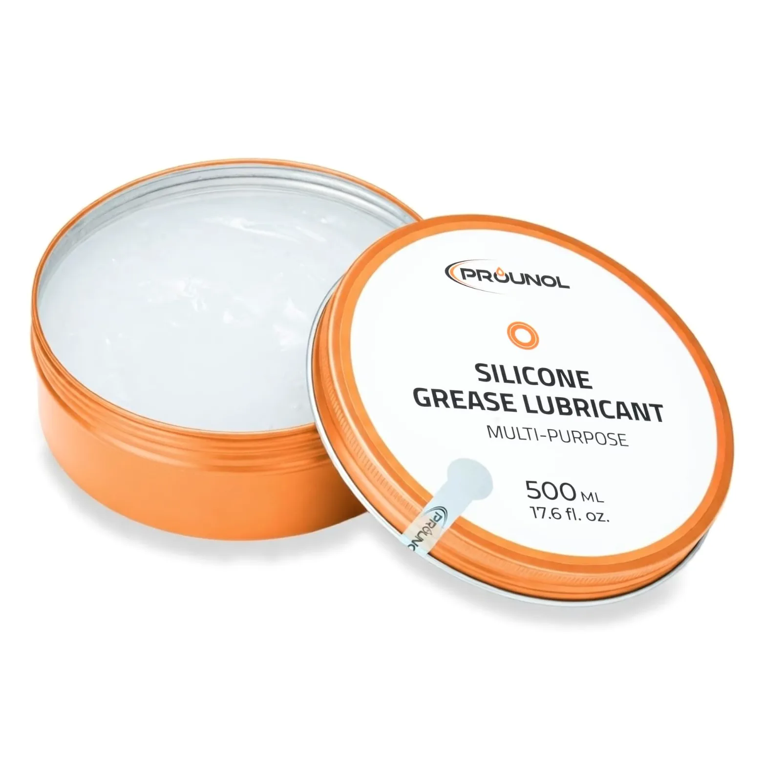 Prounol 100% Grasso al silicone 500 ml, pasta dielettrica multiuso, lubrificante per gomma HT impermeabile