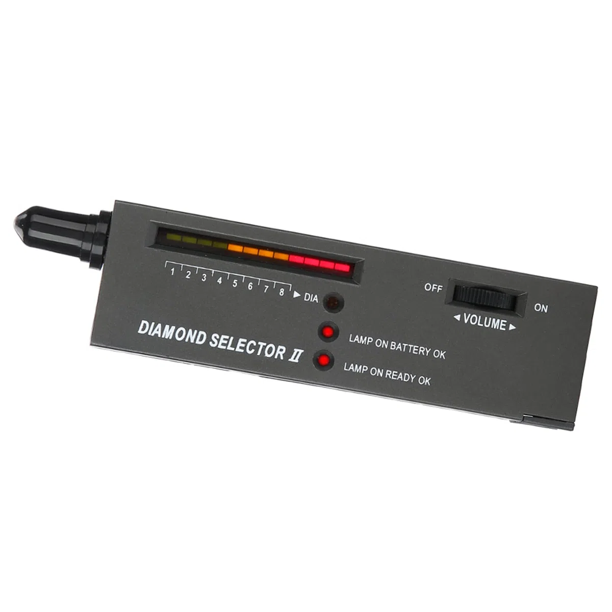Penna Elettronica per Tester di Diamanti, Kit Portatile per Test di Diamanti Audio a LED, Strumento di Precisione per la Selezione di Pietre Preziose per Gioielli, Tester di
