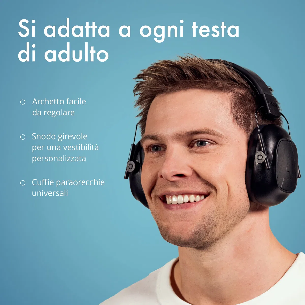 Alpine Defender Cuffie antirumore per adulti - 26 dB - Cuffie insonorizzanti per studio, lavoro, batteria, bricolage e molto altro - Archetto regolabile - Comfort per tutto il giorno