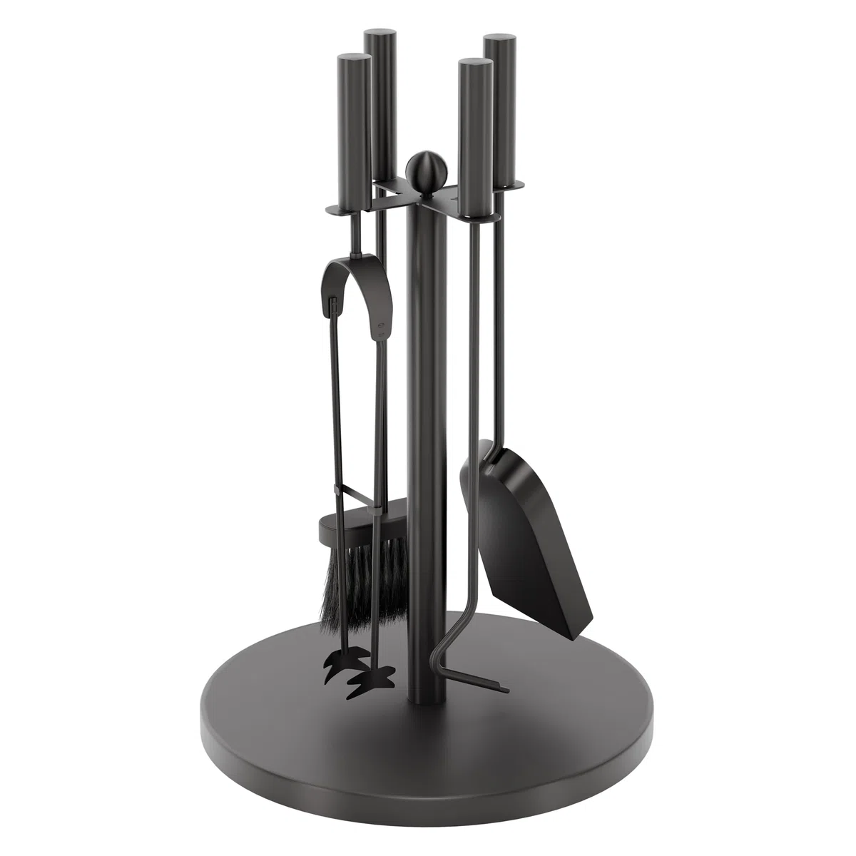 Fire Vida Warwick Set Tradizionale Compagno di Fuoco, Metallo, Nero, 5 Pezzi