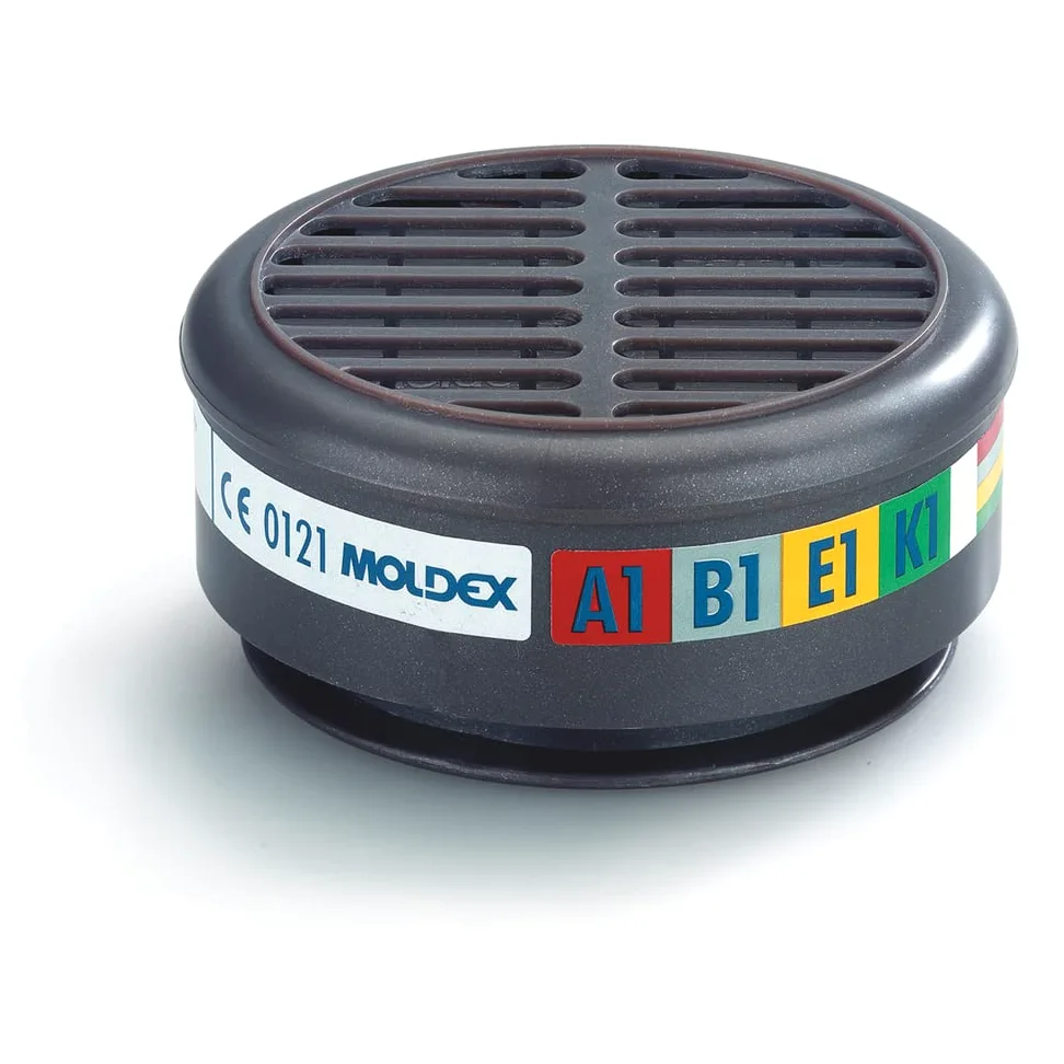 MOLDEX 868900 - Filtro gas sostituibile ABEK1 adatto per maschera riutilizzabile serie 8000 PU 10, Confezione da 2 pezzi