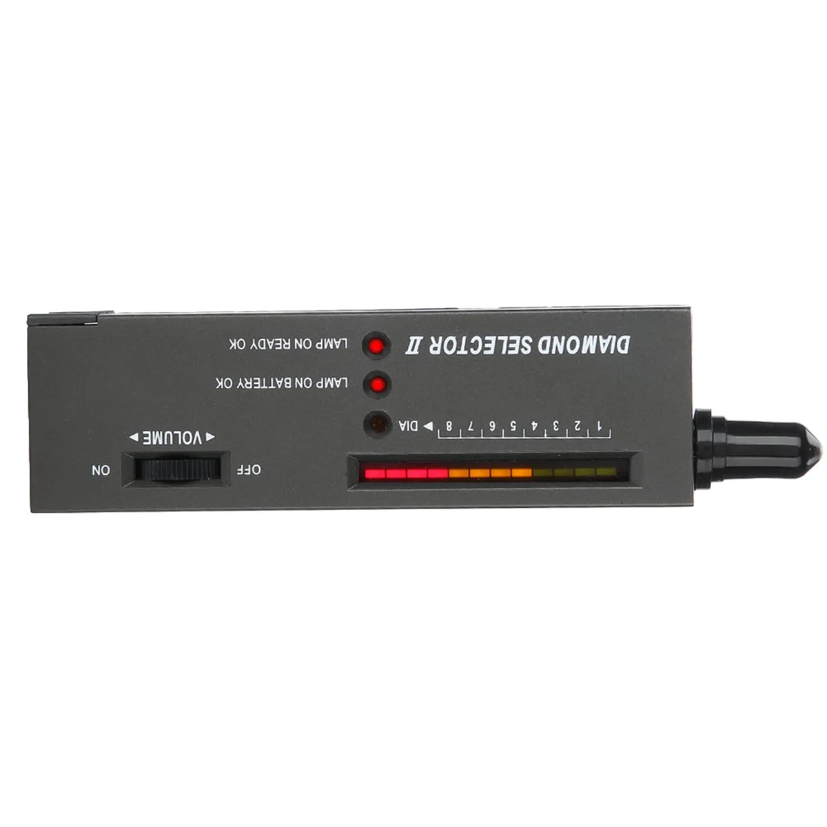 Penna Elettronica per Tester di Diamanti, Kit Portatile per Test di Diamanti Audio a LED, Strumento di Precisione per la Selezione di Pietre Preziose per Gioielli, Tester di