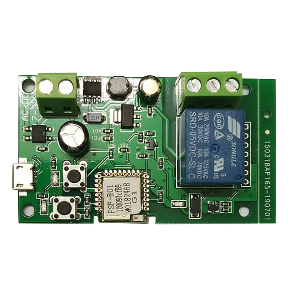 Keppy eWeLink DC5 V 12 V 24 V 32 V WiFi Interruttore senza fili Modulo relè wireless Moduli di automazione domestica intelligente App per telefono, interruttore timer di controllo