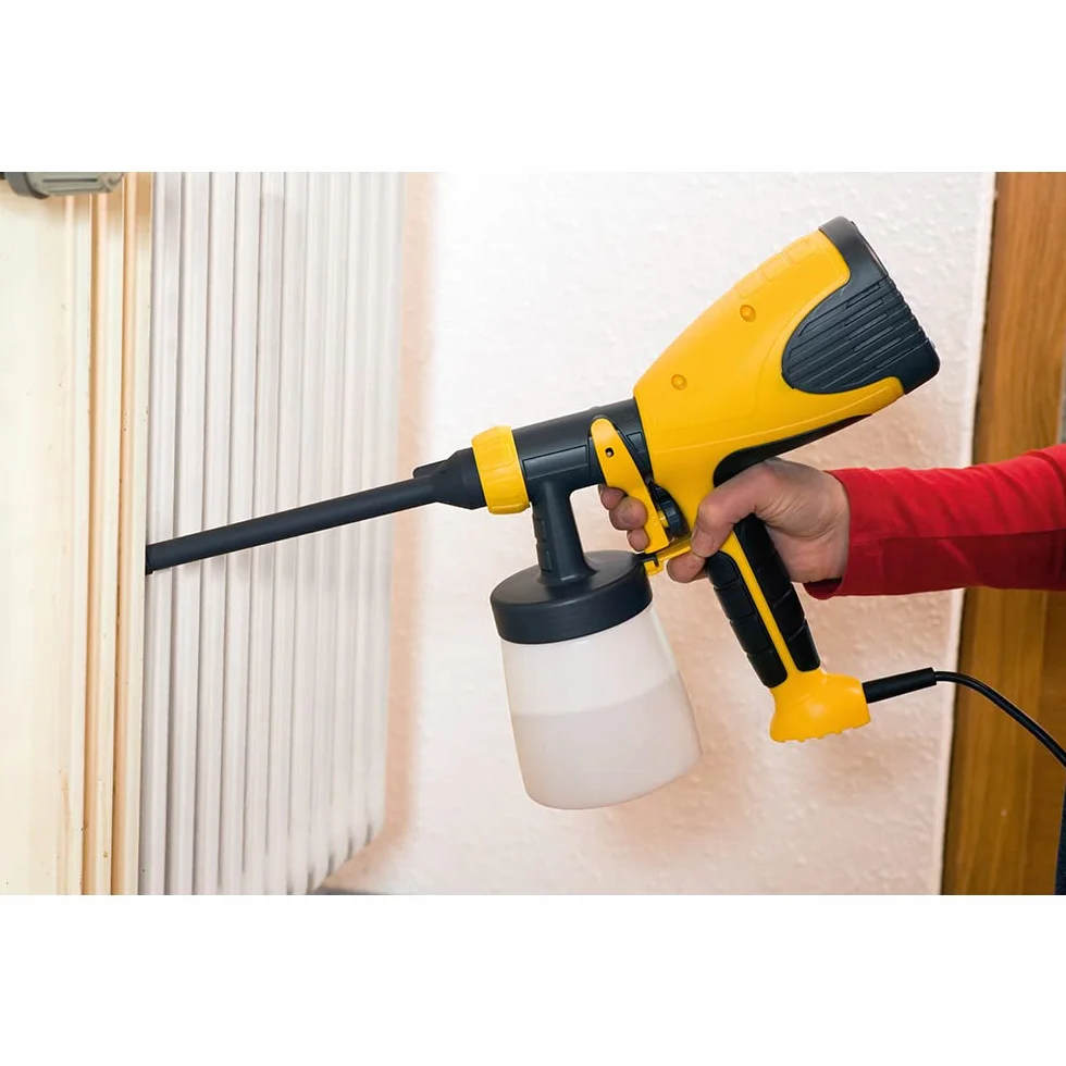 WAGNER inserto Wood&Metal Extra Corner & Reach per radiatori e angoli di armadi, contenitore 600 ml, accessori per Pistola a Spruzzo WAGNER Wood&Metal