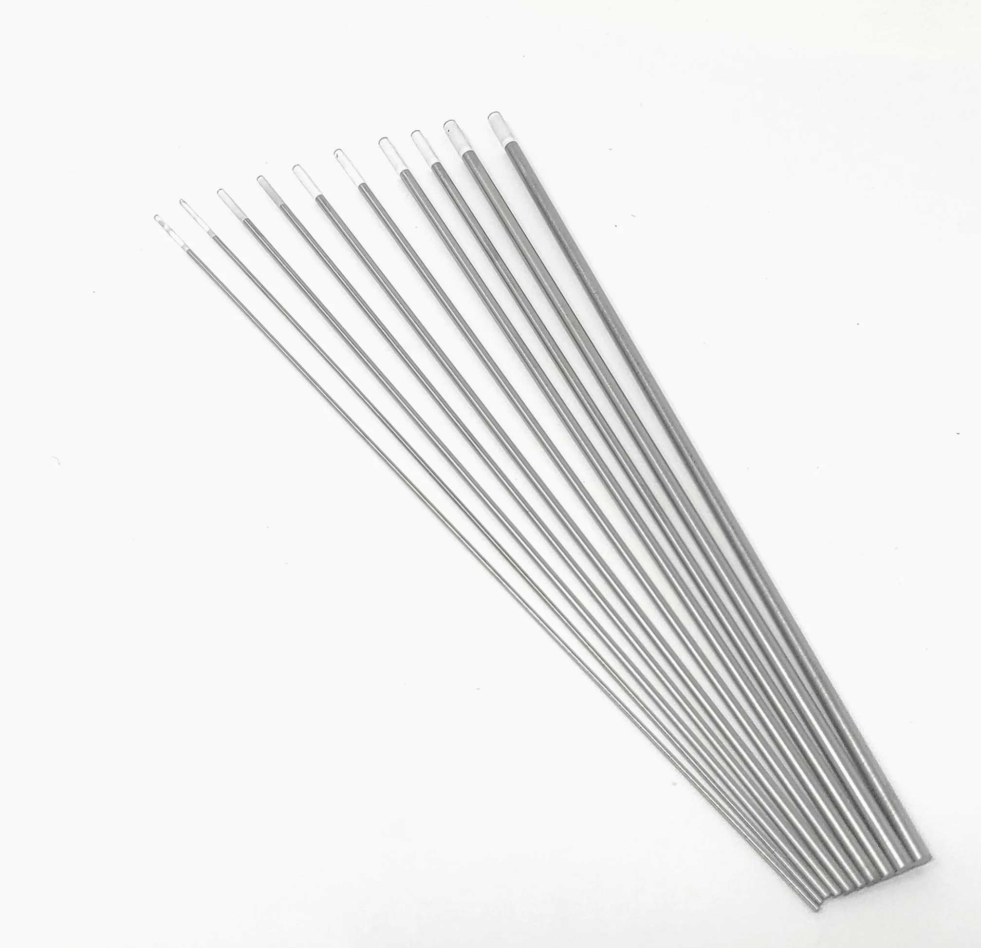 ELCAN Tungsteno Saldatura TIG Zirconio 0,8% Bianco AZ8 professionale, elettrodi per saldatura per torcia TIG 1.0 1.6 2.0 2.4 3.2 mm, 10 unità - Dimensioni: 1.0/1.6/2.0/2.4/3.2 x 175 mm