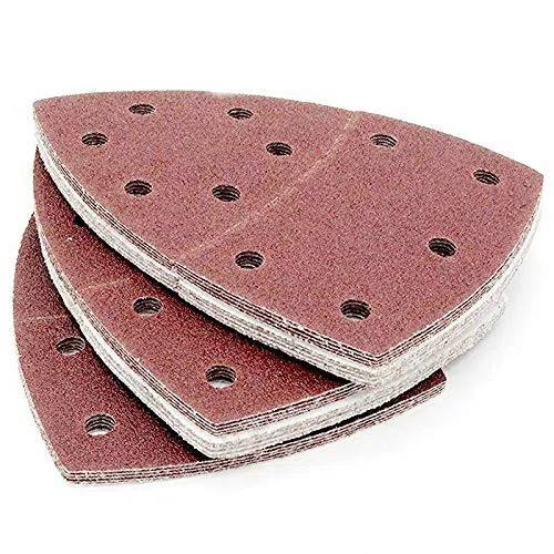TopHomer Carta vetrata 40 pezzi per Bosch Fogli Abrasivi Levigatrice Multi 105x152mm 40/80/120/180 grani