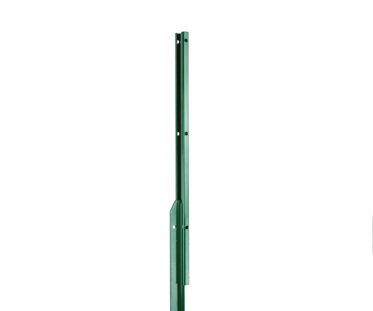 Prolunga diritta plastificata verde per palo a T 30x30 mm, rialzo recinzione – FENCESHOP