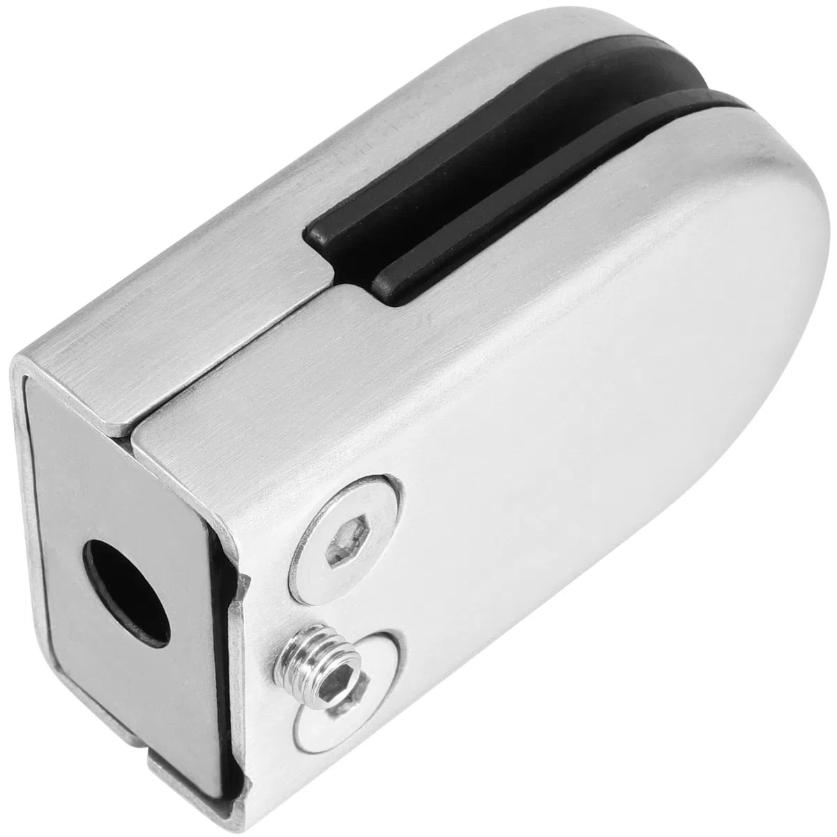 10 morsetti in vetro in acciaio inox, supporto in vetro per ringhiera con attacco piatto, clip in vetro per pali, ringhiere per scale, regolabile in vetro da 6 a 8 mm