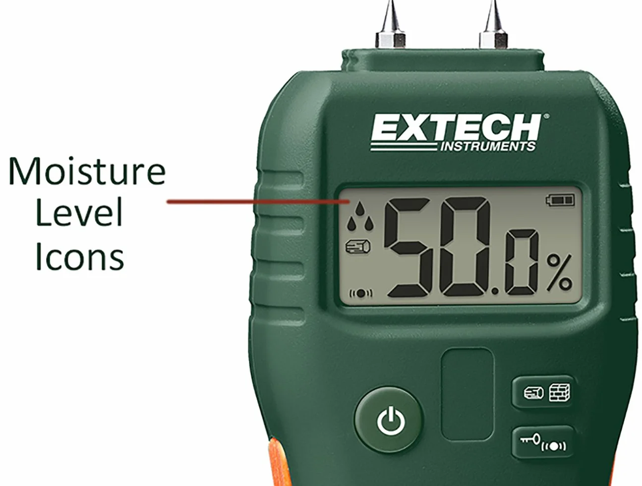 Extech MO55 Misuratore di Umidità Con/Senza Puntali Combinato