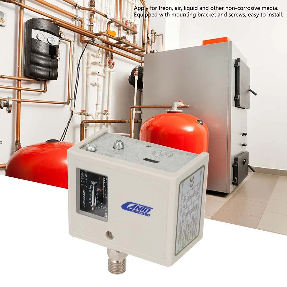 Auto Pressostato elettronico G1/4"Pressostato aria-acqua Regolatore di pressione del compressore, Pressostato compressore elettrico Valvola di control