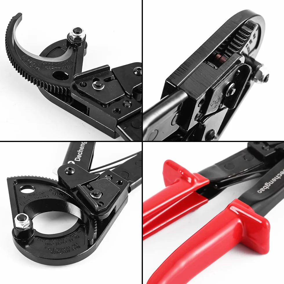 Tagliacavi, tagliacavi a cricchetto in rame per uso pesante in alluminio HS325A, tagliafili fino a 240 mm² Tagliacavi e tagliafili (HS325)