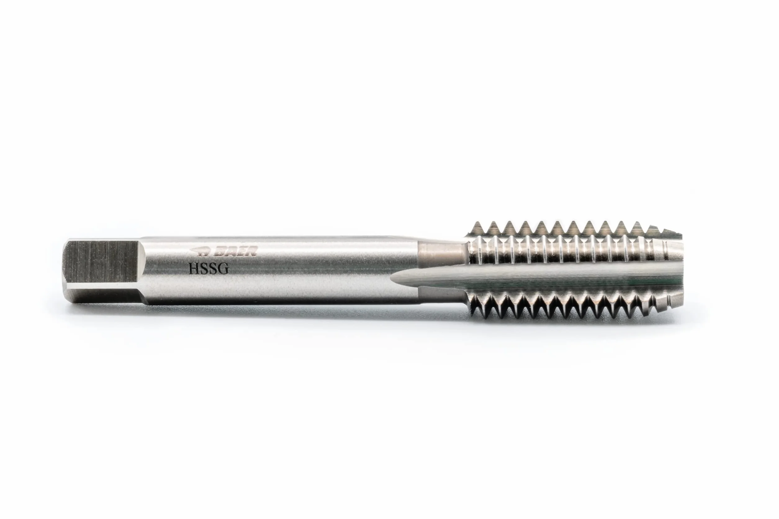 BAER Maschio filettato HSSG, filettatura per pescatore, forma C, BSF 3/8 x 20, filettatura filettata, maschio, trapano, taglio filettato